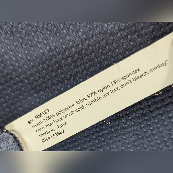 Rabbit Running Men's Large Blue Henley Thermal Long Sleeve Snap Front - Picture 4 of 9